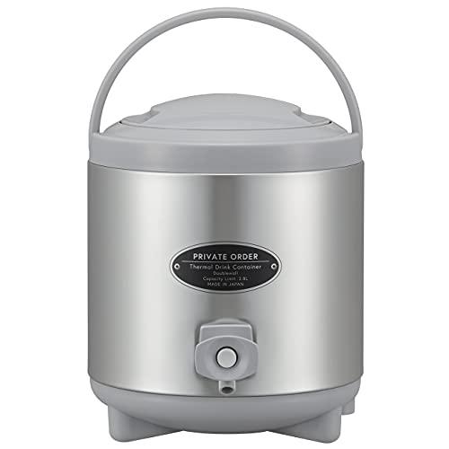 ベストコ ウォーター ジャグ コップ付 2.8L シルバー MA-1912 プライベートオーダー | 