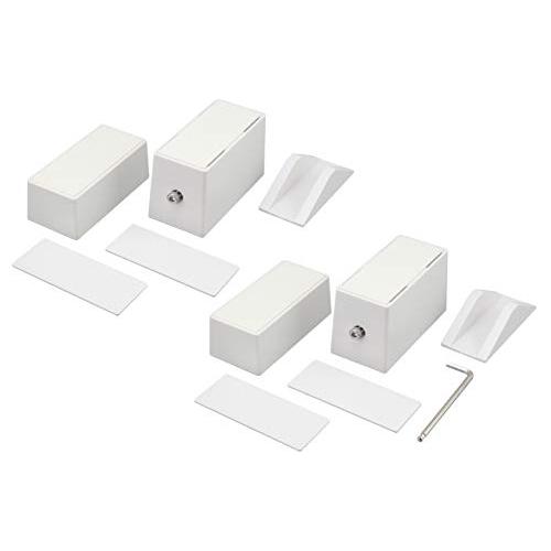 ハイロジック TQOOL(ウォールツクール) DIY収納パーツ 2x4アジャスター ホワイト 2セット WALL TQOOL 58612 | 