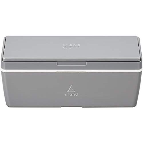 正和 stand ランチボックス グレー 一段式 700ml 4627181 | 