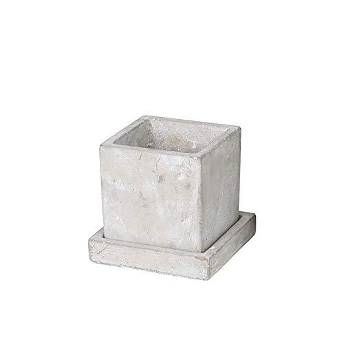 ダルトン(Dulton) 園芸用品 ソリッド プランター キューブ プレーン Sサイズ 底穴あり SOLID PLANTER CUBE PLAI | 