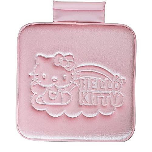 ボンフォーム(BONFORM) シートクッション ハローキティ キティレインボー 軽/普通車 シングル角 ストッパー付き カク45x45x2cm | 