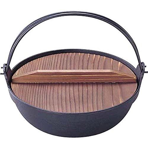 岩鋳 Iwachu ふる里鍋 深型21 黒焼付 内径21cm IH対応 南部鉄器 21108 | 