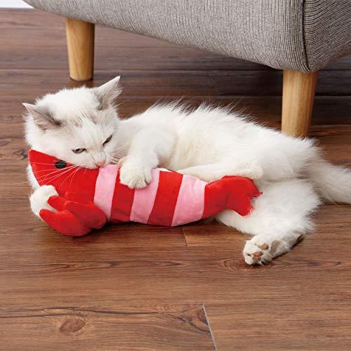 ペティオ (Petio) 猫用おもちゃ おどる電動けりぐるみ エビ | 