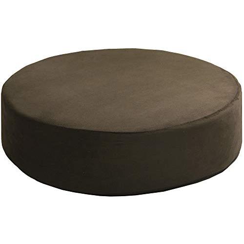 宮武製作所 座布団 ダークブラウン丸形 直径50×奥行き50×高さ15cm リビング CN-50RDBR | 