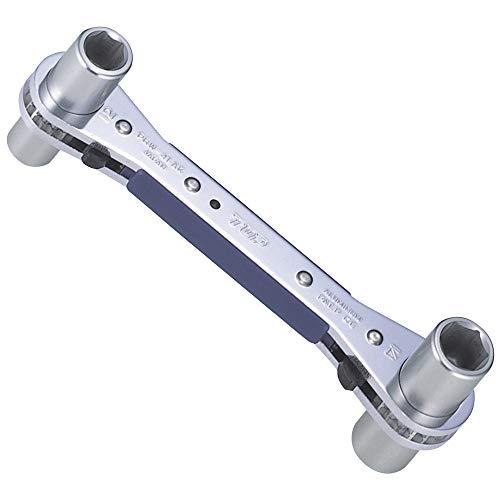 トップ (TOP) カンラッチ 10x12mm 13x14mm 4サイズ板ラチェット アルミ合金製 20°送り PRW-4LAK 燕三条 日本製 | 