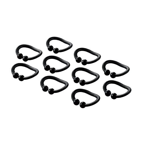 エレコム ケーブルクリップ コードクリップ ケーブル まとめる ワンタッチ固定 片手で固定 10個入 ブラック EKC-CCP01BK | 