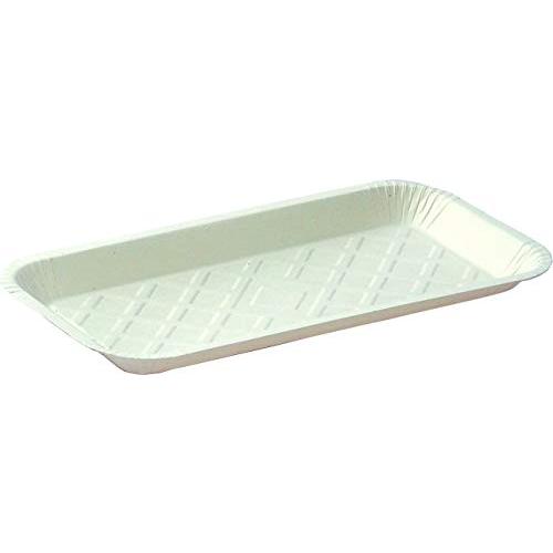 深長角 紙皿 クリーントレー 100枚 No.2 19.5×10×深さ1.5cm CT-2 | 