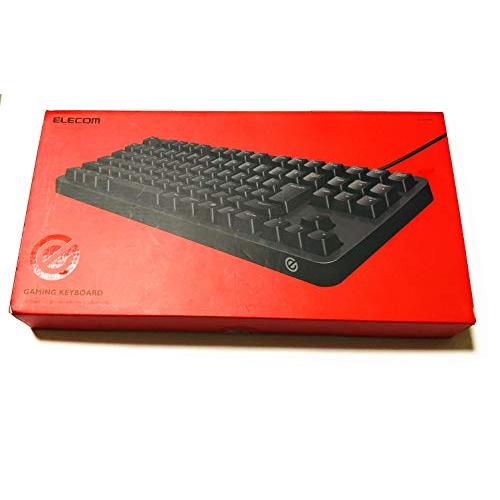 エレコム ゲーミングキーボード 有線 メカニカル 全キーロールオーバー対応 日本語配列 5000万回高耐久 ブラック TK-G01UKBK | 