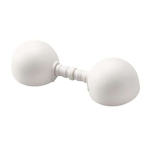 エレコム お風呂で使える ストレッチボール エクリアバス 伸縮可能 吸盤付き ソフト 丸型 ライトグレー HCF-BTPBSGYL | 