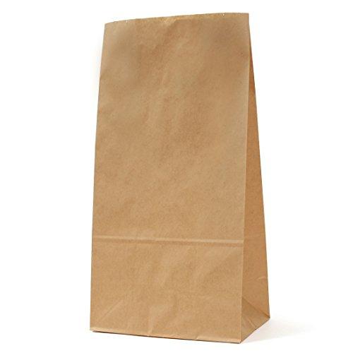 パックタケヤマ 紙袋 マチあり 角底袋 H12 未晒 100枚 XZT00386 | 