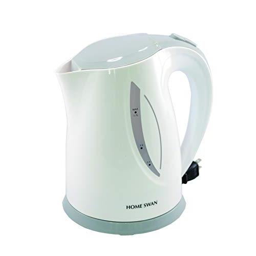 新津興器 電気ケトル 1.7L HOME SWAN SWK-17 ホワイト | 