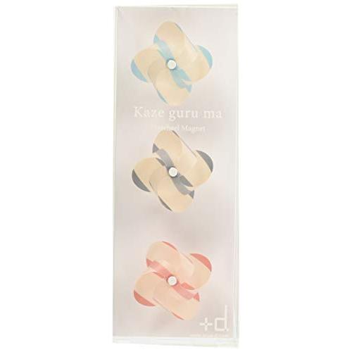 アッシュコンセプト (h concept) +d Kaze guru ma カゼグルマ (3個入り) パターン（柄） マグネット (パターン5( | 