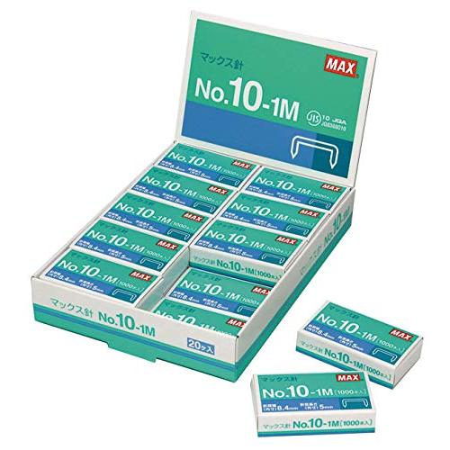 マックス ホッチキス針 ハンディタイプ向け No.10-1M 10号 20箱入 | 
