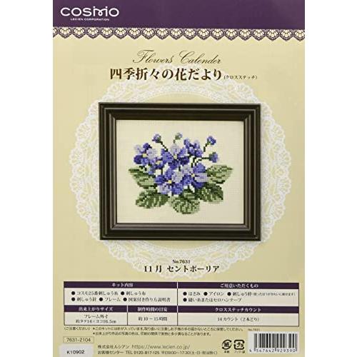 ルシアン 四季折々の花だより セントポーリア(11月) 7631 | 