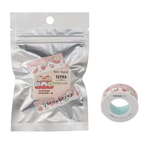 キングジム 「テプラ」Liteフィルムテープ すみっコぐらし strawberry TPTSG15-001 | 