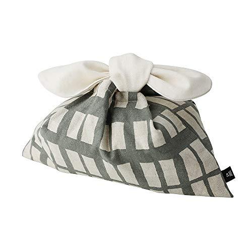 アンドエヌイー(&NE) お弁当袋リボン コウシグレー 本体 横28cm×縦18cm リボン 全長23cm お弁当入れ 日本製 和柄 かわいい | 