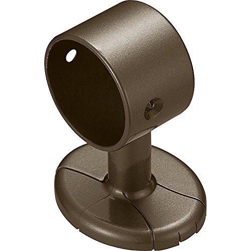 マツ六 手すり部材 BAUHAUS セレクト 35Eエンドブラケットカバー付 BD-50B ブラウン | 