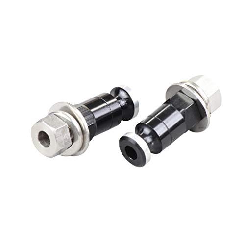 ポッシュ(POSH) バイク用品 アルミウインカーステー ブラック 010103-06 | 