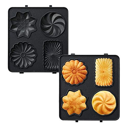 ブルーノ BRUNO ホットサンドメーカー 耳まで焼ける 電気 シングル用プチガトープレート BOE043-GATEAU | 