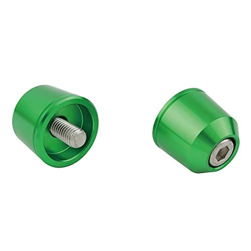 ポッシュ(POSH) バイク用品 バーエンド ソリッド カワサキ純正ハンドル用 M8タイプ ZRX1200DAEG など ライムグリーン 031 | 