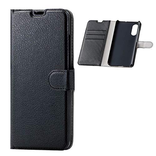 エレコム Galaxy A41 ケース ULTRA SLIM ソフトレザー 驚くほど薄くて軽い マグネット付き スタンド機能 ブラック PM-G | 