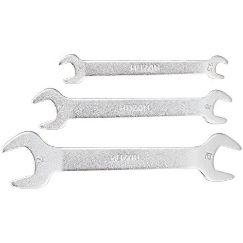 ホーザン(HOZAN) 板スパナセット 薄型スパナ 5.5×7ｍｍ、8×10ｍｍ、12×14ｍｍの3本組 板厚2.3mm W-76 | 