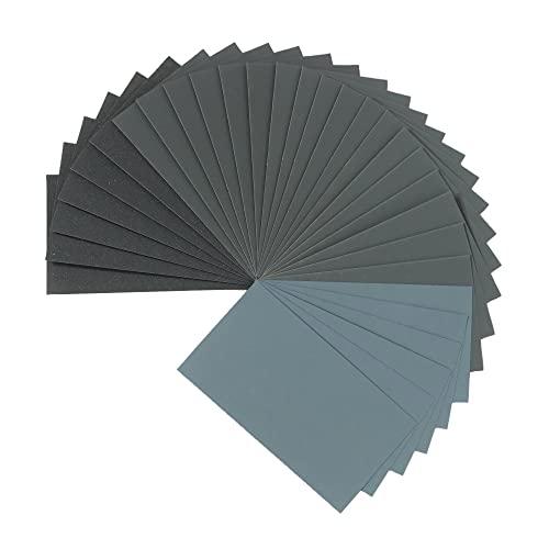 ビッグマン(Bigman) 耐水ペーパーミニセット #400#1000#1500#2000#3000 各6枚 30枚入り 紙ヤスリ BYR-27 | 