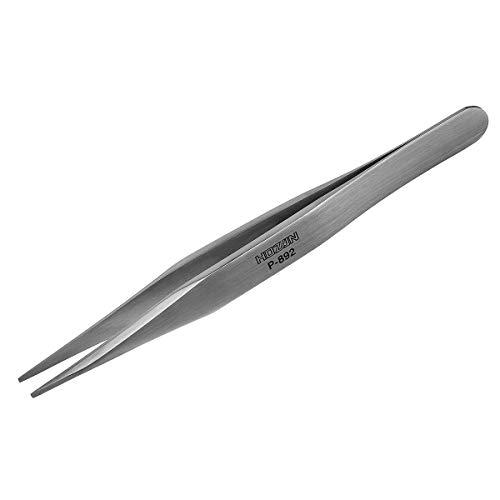 ホーザン(HOZAN) ピンセット(強力型) ツイーザー 厚肉、高耐久仕様 材質ステンレス 全長125mm 先端幅1.2mm P-892 | 
