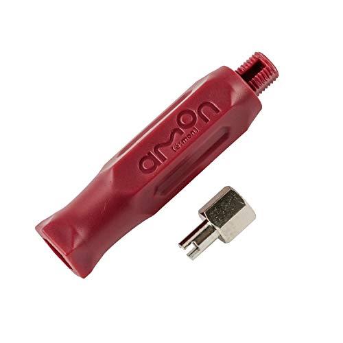 バイクOKエーモン(amon) 虫回しドライバー(ショート) はずしたバルブキャップのホルダー付 8830 | 