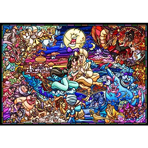 テンヨー(Tenyo) 1000ピース ジグソーパズル アラジン ストーリー ステンドグラス ピュアホワイト(51x73.5cm) | 