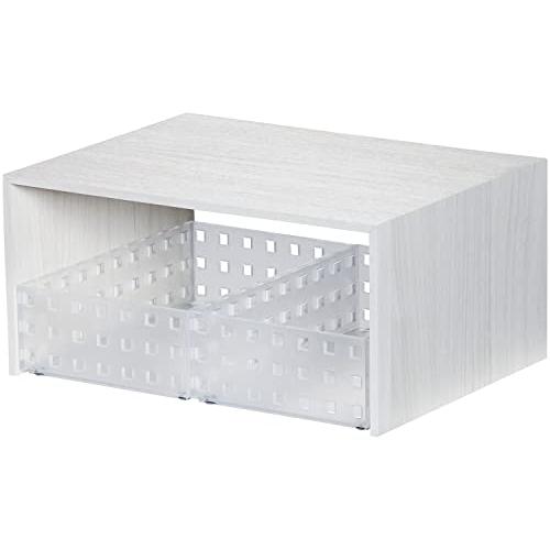 ライクイット (like-it) キッチン 収納 コの字ラック プラスラック (ツールケース×2セット) ホワイト 幅29.5x奥22x高14c | 