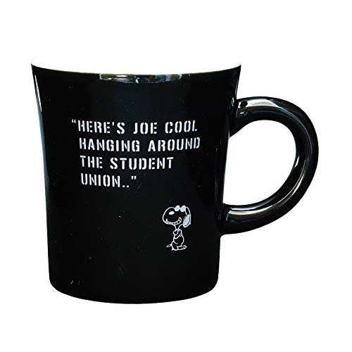 「 PEANUTS(ピーナッツ) 」 スヌーピー ジョークール カラー 磁器 マグカップ 8.5cm ブラック 604161 | 