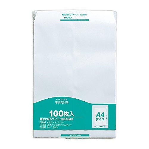 マルアイ 封筒 A4 角形2号 角2 白封筒 ホワイト 100枚 PK-128W | 