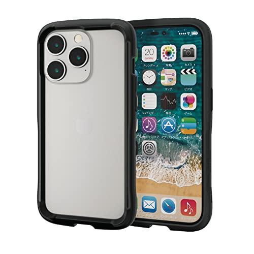 エレコム iPhone 14 Pro ケース カバー バンパー 耐衝撃 全周に配置したエアークッションが衝撃を吸収 TOUGH SLIM LIT | 