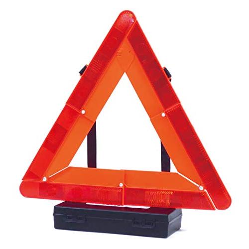 エマーソン(Emerson) バイク専用三角停止表示板 国家公安委員会認定品(TSマーク) 昼夜間兼用型 収納に便利なプラスチックケース付 EM | 