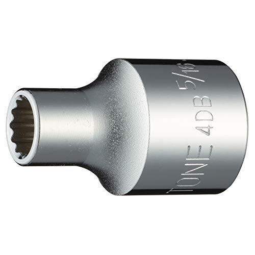 トネ(TONE) ソケット(12角) 4DB-10 差込角12.7mm(1/2) 二面幅5/16inch インチ | 