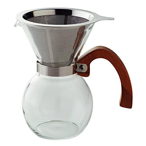 maebata ブリューコーヒー 耐熱ポット ドリッパーセット 400ml ステンレス メッシュフィルター 51640 ギフトセット | 