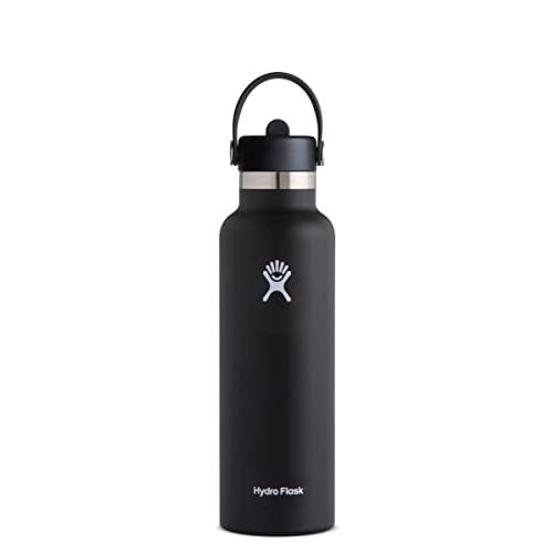 ハイドロフラスク(Hydro Flask) ハイドレーション 21oz 621mL スタンダードマウス フレックスストロー ブラック | 