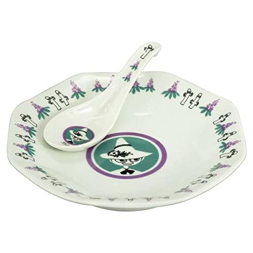 山加商店 MOOMIN (ムーミン) 食器セット 皿 チャーハン皿 19cm レンゲ付 中華シリーズ スナフキン 電子レンジ可 ムーミン グッズ | 