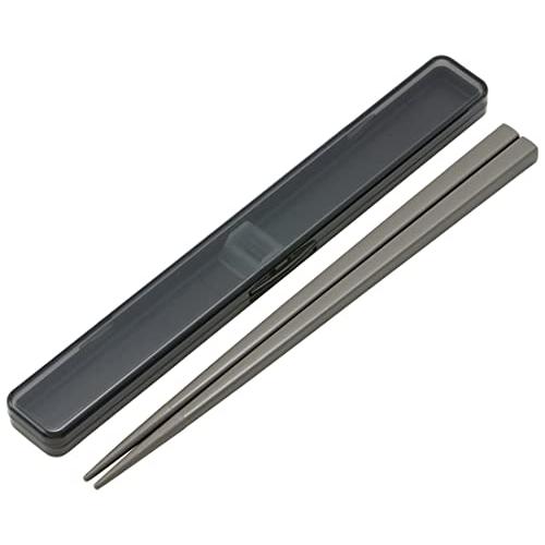 スケーター(Skater) 箸 21cm 箸箱 セット 抗菌 チャコールグレー 大人用 男性向け ABC45AG-A | 