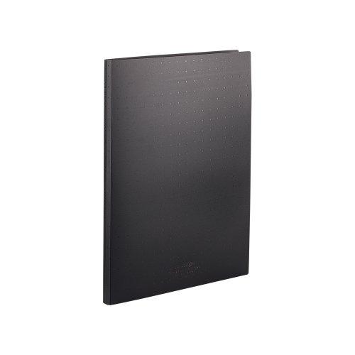 リヒトラブ ファイル クリヤーブック 交換式 A4 30穴 15ポケット 黒 N5015-24 | 