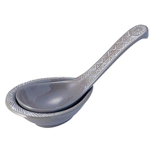 銀峯陶器 萬古焼 銀峯 レンゲ 小 台付 花三島 20031 | 