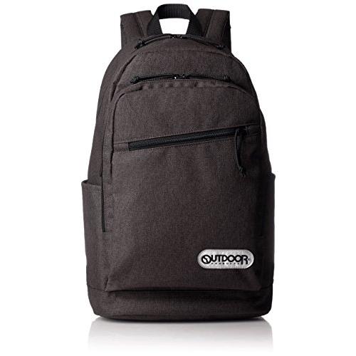 アウトドアプロダクツ リュック ヘザーテクス 杢 A4収納 PC収納 大容量 19リットル 60.ブラック | 