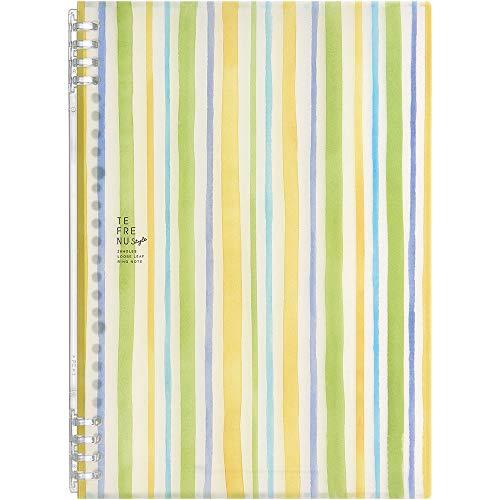 キングジム リングノート テフレーヌ スタイル B5 ストライプ 9855TES-L106 | 