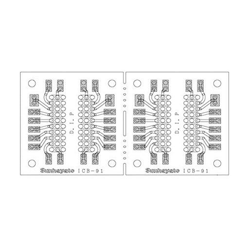 サンハヤト 小型ユニバーサル基板 ICB-91 | 