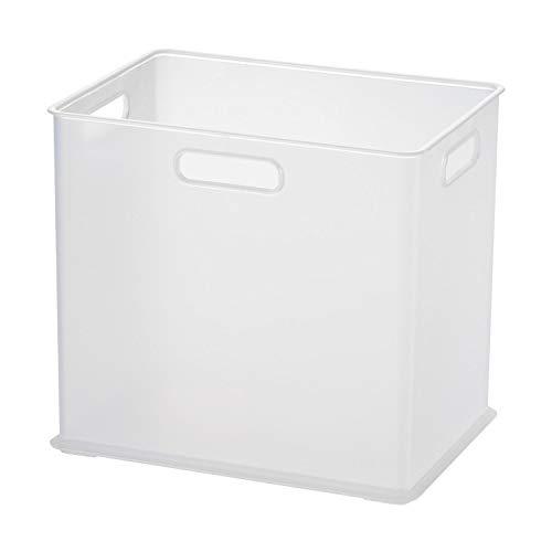 サンカ インボックス 「カラーボックスにぴったりフィット」する収納ボックス SDサイズ クリア (幅26.4×奥行19.2×高さ23.6cm) | 