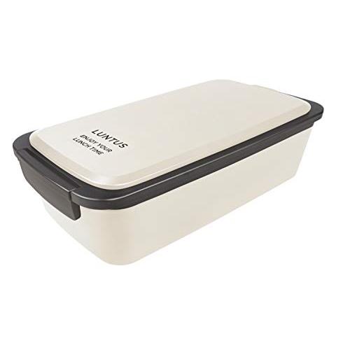 アスベル 弁当箱 ランチボックス レンジ・食洗器対応 汁モレ防止 1段 ランタス FC-800(バッグ付)Ag抗菌 アイボリー | 