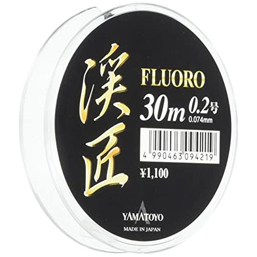 ヤマトヨテグス(YAMATOYO) フロロカーボンライン 渓匠フロロ 30m 0.2号 0.8lb クリア | 