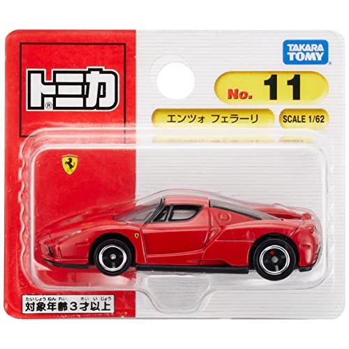 タカラトミー トミカ No.11 エンツォ フェラーリ (ブリスターパッケージ) ミニカー おもちゃ 3歳以上 | 