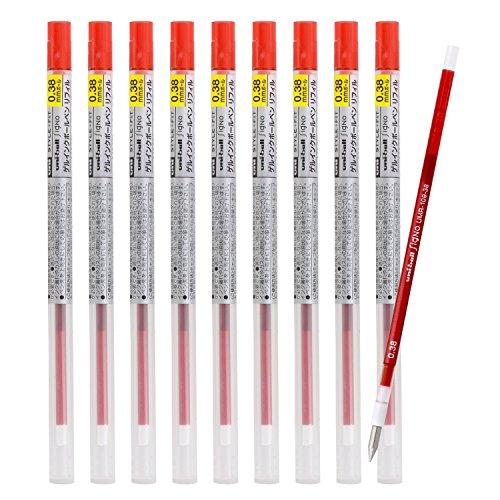 三菱鉛筆 ボールペン替芯 スタイルフィット シグノ 0.38 レッド 10本 UMR1093815 | 